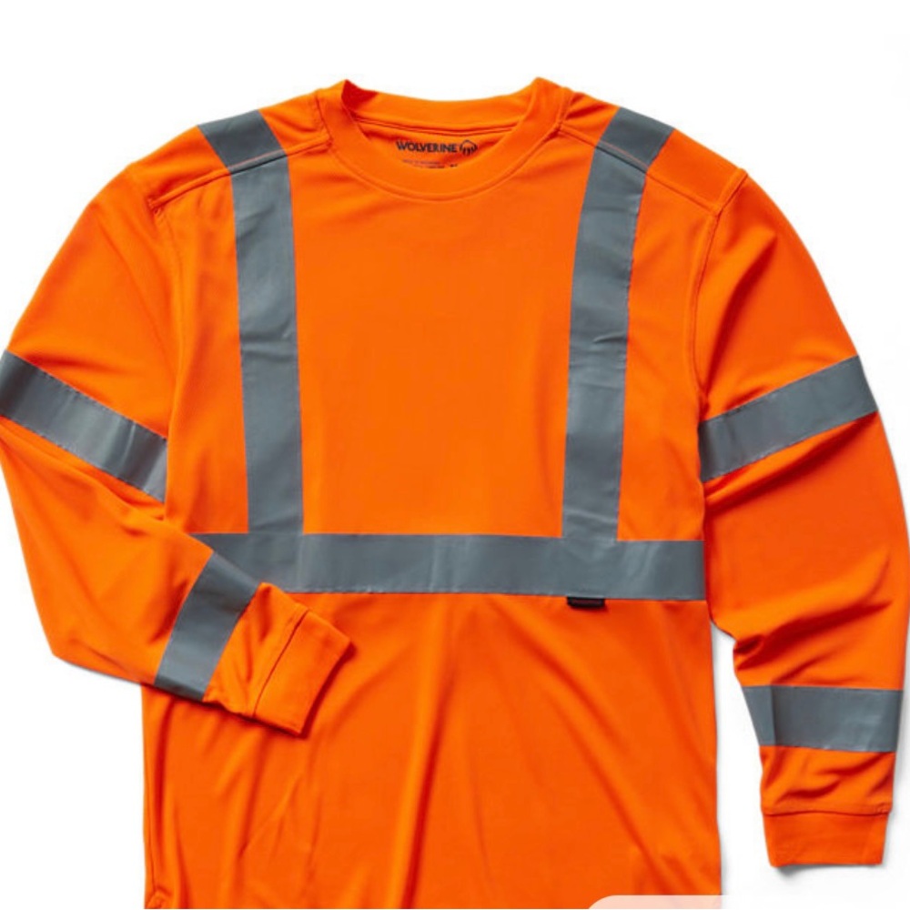 Wolverine Bold Orange Safety Tee